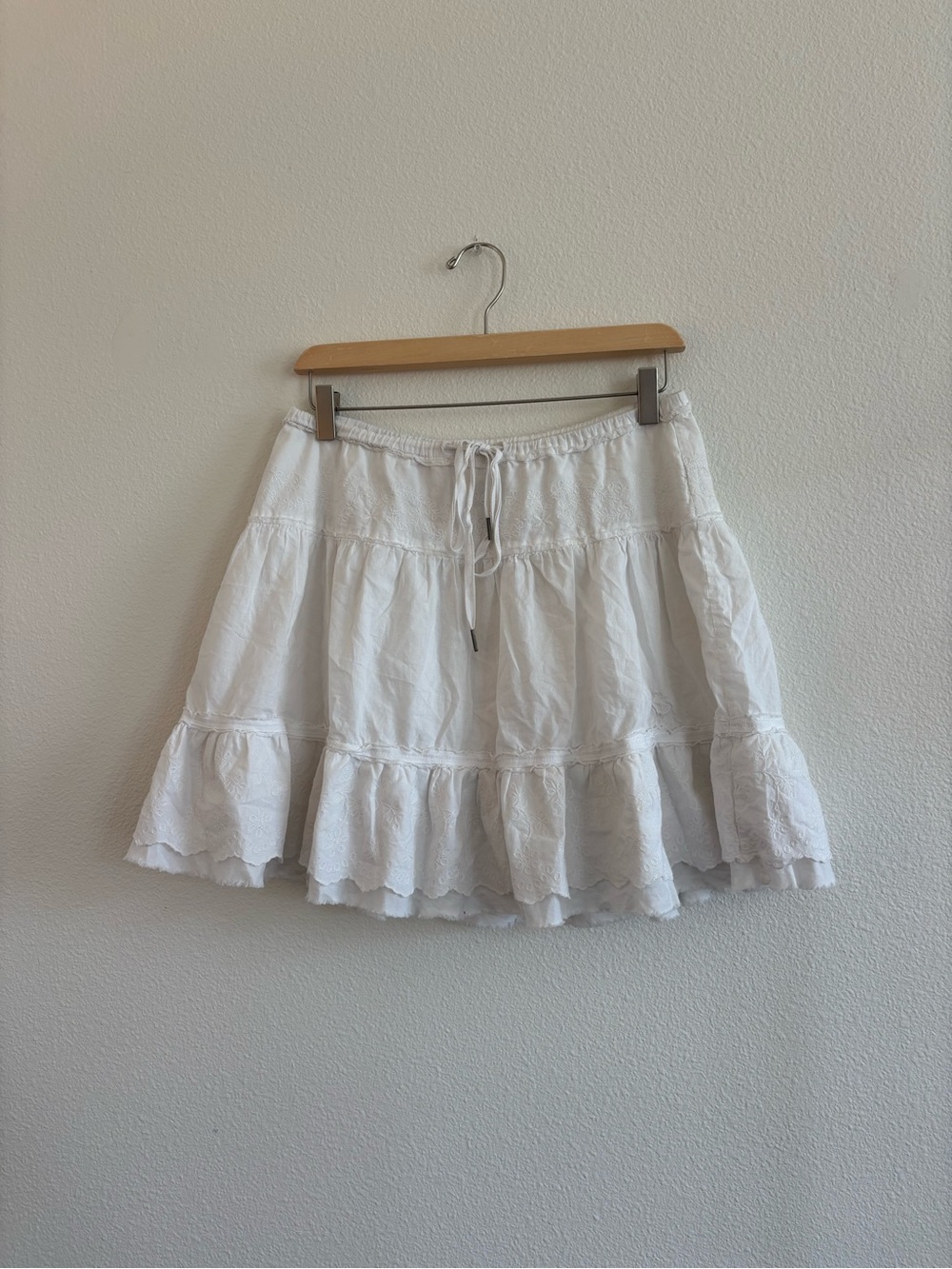 Vintage Y2K Abercrombie and fitch mini tiered skirt size small